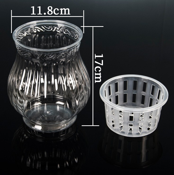透明な特別な水耕植木鉢水生植物室内容器プラスチック花瓶デスクトップポトスディスプレイ水耕ポット