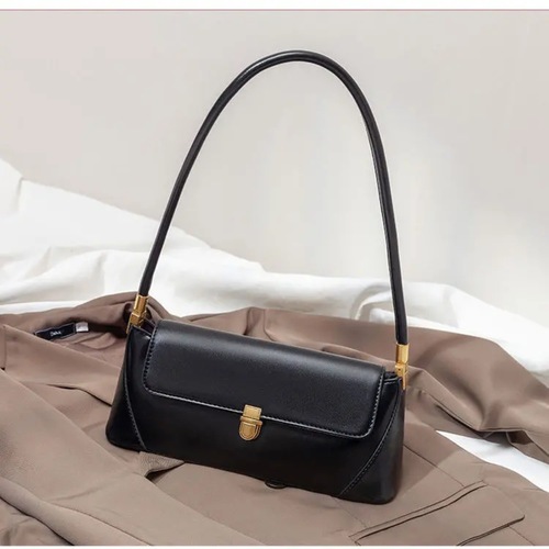 High-end bag, foreign style, fashionable retro baguette armpit bag  new versatile shoulder crossbody bag trendy