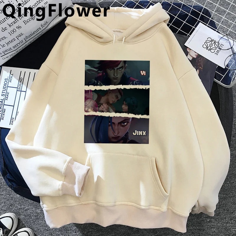 Arcane Jinx Hoodies Male Overseas Setwear Men Hoody Sweatsh