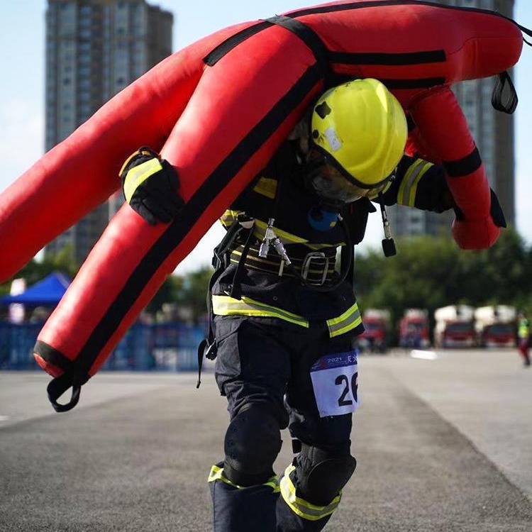 Fire Training Dummy Mma Mixed Martial Arts Sanda Doll Humanoid Sandbag Brazilian Jiu-Jitsu Leather Wrestling Doll