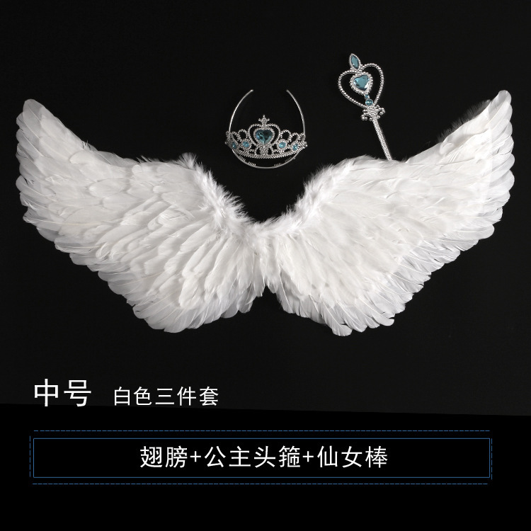 Halloween plumas alas adultos niños fiesta diablo ángel plumas alas props niños ángel alas