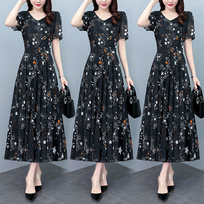 Summer shiffon long dress