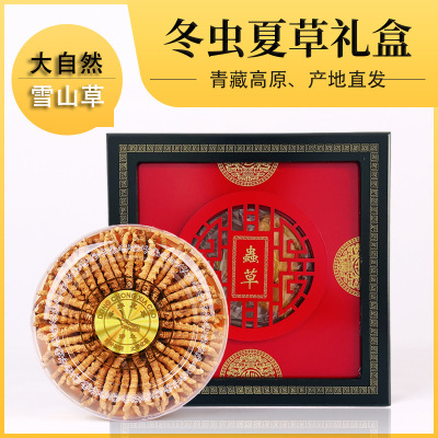 Tibet Nagqu Cordyceps Open country Yushu Zaduo Snow Qinghai Tibet Cordyceps 50g Gift Box Wholesale