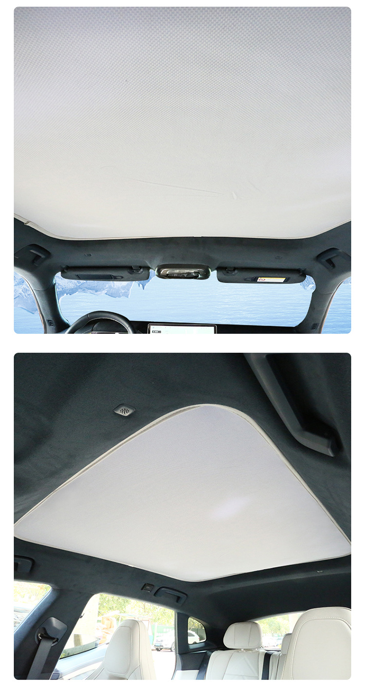 Applicable to polar Krypton 001 skylight canopy retractable sunshade roof sunshade net zeekr modification accessories sunshade