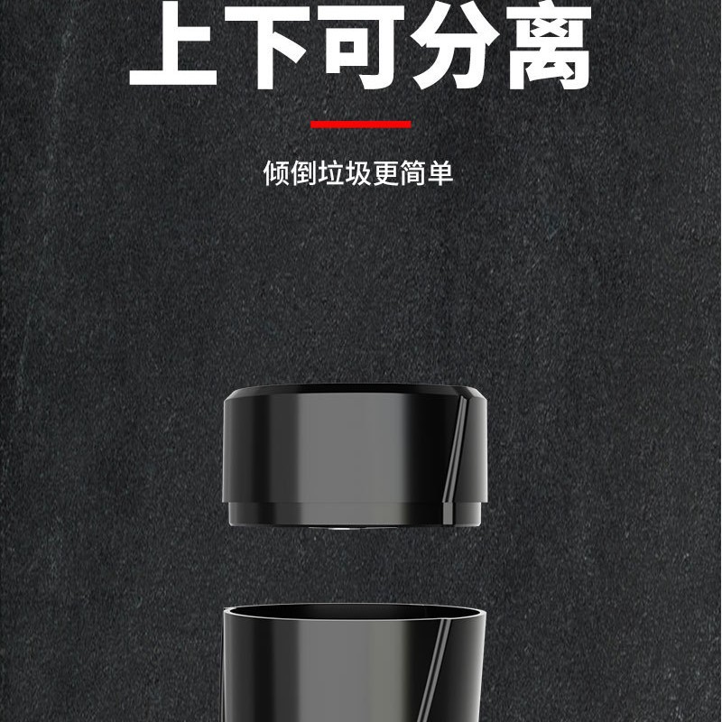 Nuevo producto transfronterizo Bote de basura de automóvil con sensor inteligente Caja de almacenamiento de cenicero de automóvil doméstico Bote de basura de automóvil al por mayor