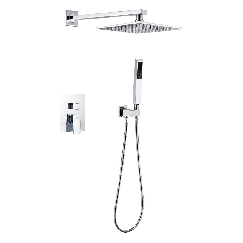 Waljie ducha oculta traje de ducha hogar invisible techo baño incrustado pared de la ducha