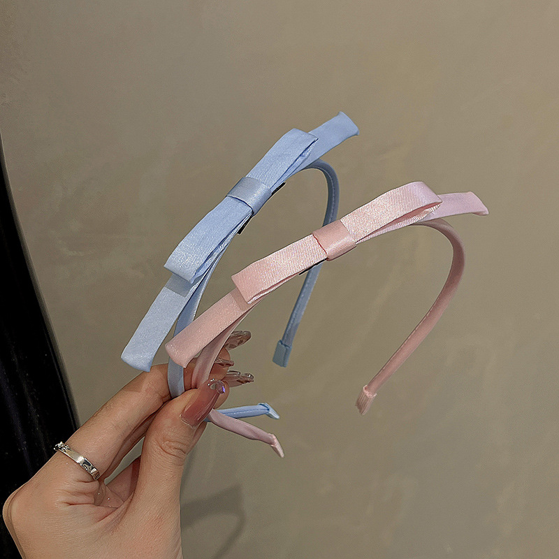 40g Weight Hair Band Hair Accessories Type 1 Piece Quantity Holiday, Daily Occasion Bow Knot Pattern Women's Gender Simple Style Style Women's Simple Style Bow Knot Cloth Hair Band 1