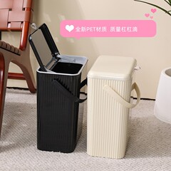 ハイエンドpetトイレのゴミ箱家庭用蓋付きトイレの隙間キッチンの大容量リビングルームは透明で豪華です。