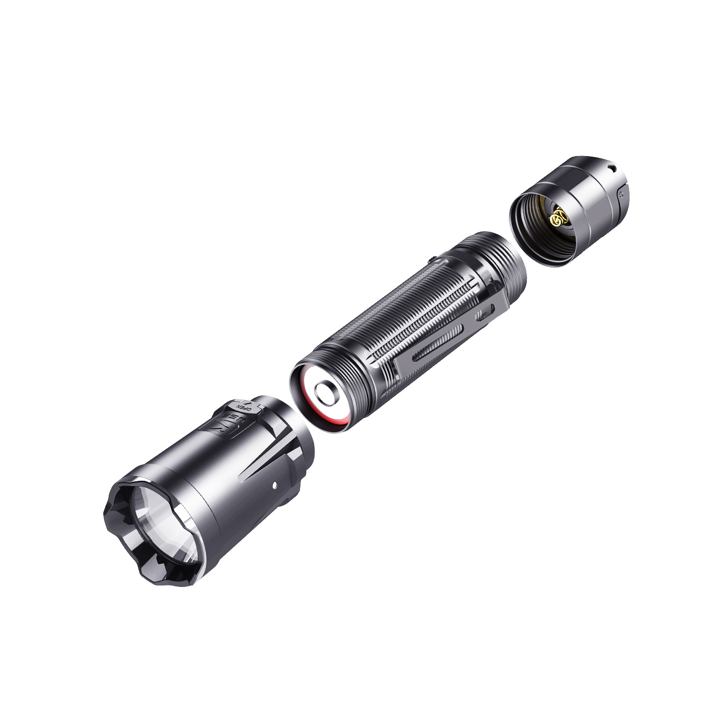 凯瑞兹XT21C战术强光手电筒户外便携高亮远射防身防摔防水手电