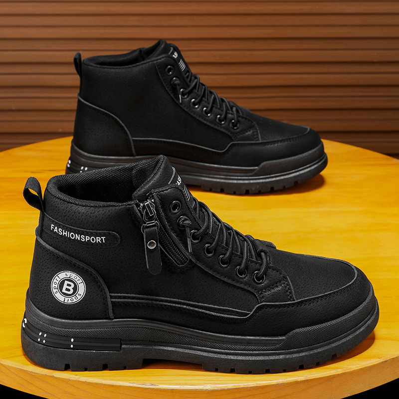 BOTAS Martin de alta gama zapatos masculinos nuevas tendencias de zapatos de herramientas transpirables en otoño, 100 zapatos deportivos antideslizantes y resistentes al desgaste zapatos de protección laboral masculinos