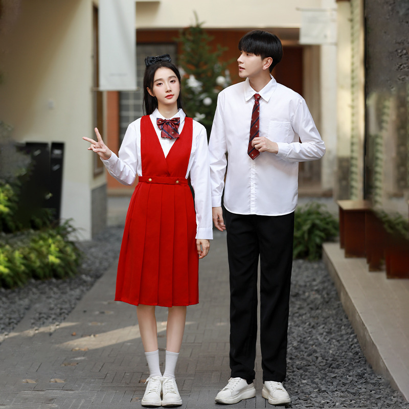 紅歌会合唱公演服中学高校生運動会クラス服ロングスカート詩朗読コンテスト衣装男女|undefined