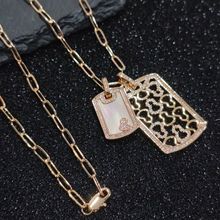 国风贝母葫芦无事牌项链女轻奢高级感时尚气质明星同款高品质锁骨