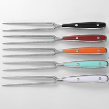 户外烤肉工具烧烤分肉叉 家用大肉叉子不锈钢烧烤叉多种规格肉叉