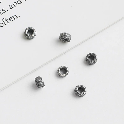 Zərgərlik ara hissələri Meteorite Bead Handmade DIY