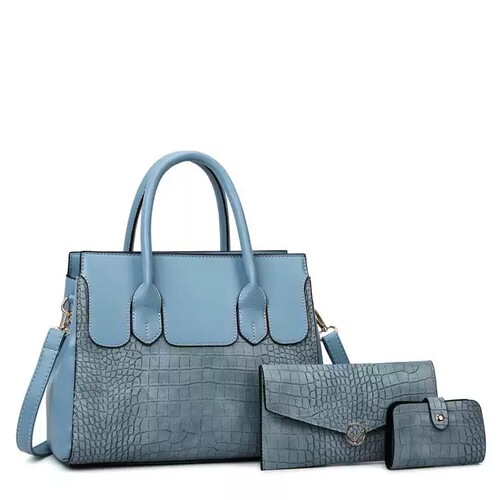 Cross-border new large-capacity mother-in-law bag European and American retro three-piece set women's bag shoulder crossbody handbag handbag
