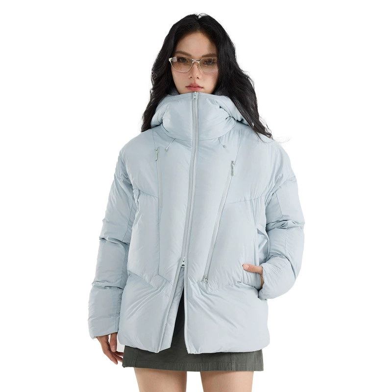 Водонепроницаемая утеплённая ветронепроницаемая куртка-hoodie с пуховым наполнителем (Izel)