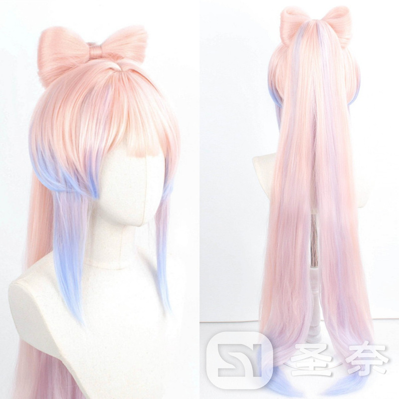 [Save Nai] Coral Palace Heart Sea Genshin Impact Cos Wig Gradient Style Short Hair