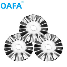 源头厂家手动割布滚刀滚轮切割刀45mm切皮切纸曲线波浪线美工刀