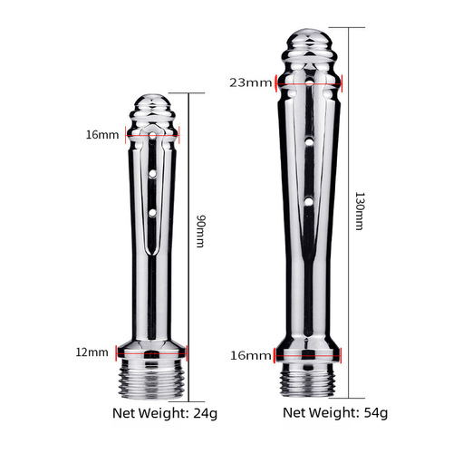 Metal Vaginal Anal Irrigator Enema Rectal Cleansing Adult Expander Sex Toys Wholesale for Men and Women 