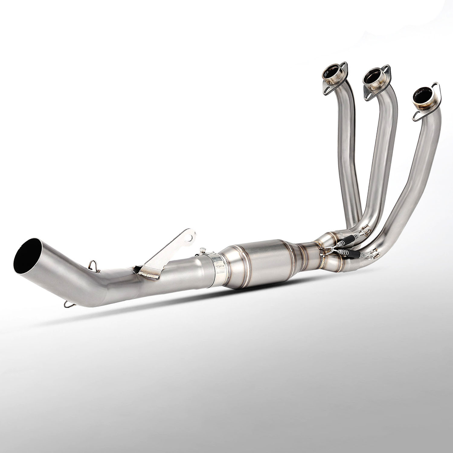 Motorcycle Chunfeng 675SR-R exhaust pipe 675SR stainless steel front and rear sections 675SR 675SS 675NK