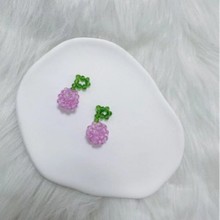 夏日清爽小号草莓半成品Q版俏皮立体胸针发饰品配件包帽辅料加工