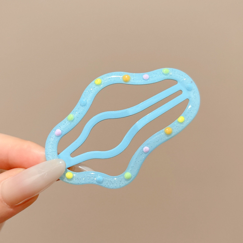 Horquilla de estrella colorida de dopamina, accesorio para el cabello para niños, horquilla con clip de flequillo lateral bonito para niñas, adorno para el cabello con clip BB.