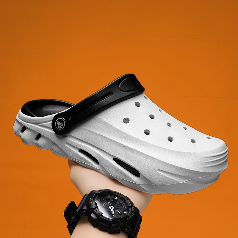 Pareja de zapatos de cavidad 2024 nuevo verano pisar mierda sensación de desgaste deportivo casual zapatos de playa para hombres y mujeres