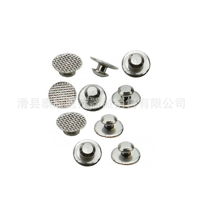 Стоматологическая ортодонтическая языковая сторона ортодонтическая языковая сторона язычная нижняя пряжка круглая подошва 10pcs/bag