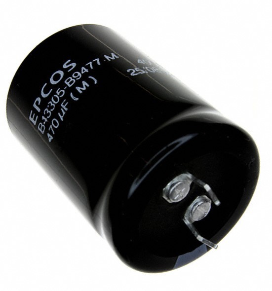 B43305F2567M000描述560UF 20% 250V SNAP铝电解电容器