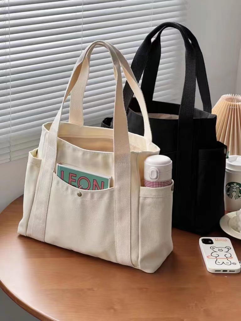 Canvas Tote Bag - Khaki