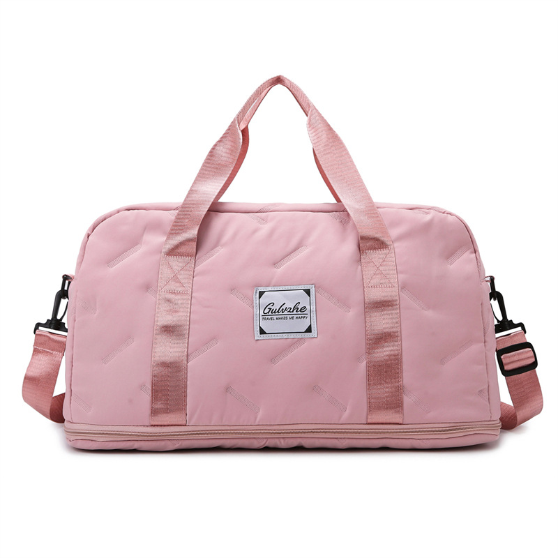 Nuevos productos de comercio exterior, bolsas de viaje de separación en seco y húmedo de gran capacidad, deportes al aire libre, se pueden usar con tirantes, bolsas de equipaje de viaje de corta distancia, marea