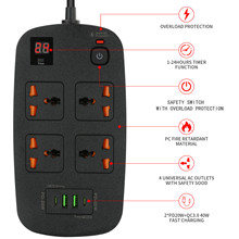 BKL-888˫PD20W+QC3.0USBʱر4λͨŲ
