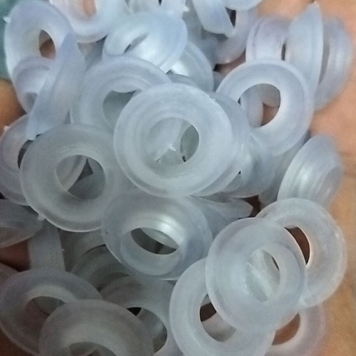 Bathroom hand shower hose silicone gasket 4-point water inlet pipe faucet seal ring convex pad accessories gasket