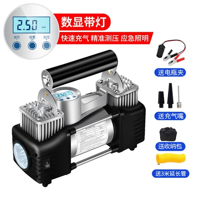 inflator car inflator, Hava nasosu - jn-6001-500-cylinders-b-digital-display-model-color-box-packaging-storage-bag