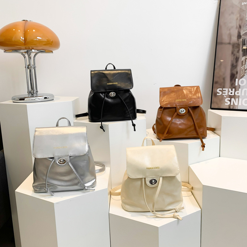 Moda coreana portátil bolso de cubo para mujeres 2024 nueva bolsa de viaje de bloqueo de aire extranjero mochila de ocio