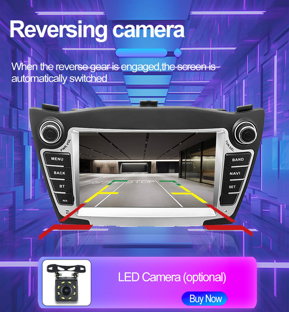 Suitable for 7inch Hyundai Ix35 Android Car Gps High-Definition Screen Mp5 Bluetooth Navigation All-In-One Device Carplay
