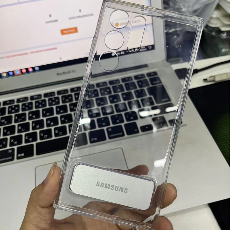 For Samsung S22ultra Original Transparent Bracket Phone Case Galaxys22ultra All-inclusive Protection Back Case For Samsung S22ultra Original Transparent Bracket Phone Case Galaxys22ultra All-inclusive Protection Back Case