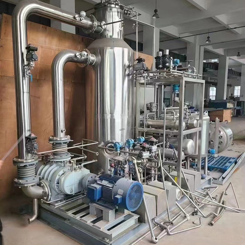 300升多功能浓缩提取机组一套二手三效污水处理100升mvr蒸发器