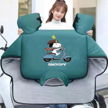 新款冬季电动车挡风被双面防雨水加厚款电动车挡风被加绒加厚