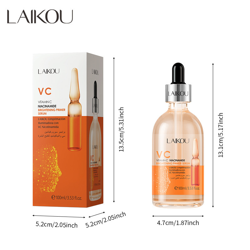 LAIKOU LAIKOU Vitamina C Essence Skin Foundation 100ml Hidratación y Humectación Skin Care VC Essence Cross-Border image 6