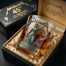 �羳Metallica 45th Anniversary Whiskey Glass45������ʿ�ɾƱ�