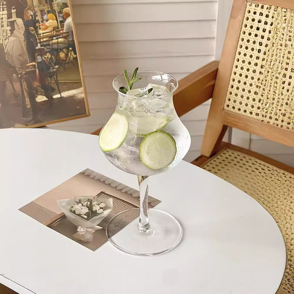 Creatividad en tazas de cóctel de boca inversa tazas de vinos personales tazas de café tazas de frutas tazas de té tazas de bebidas