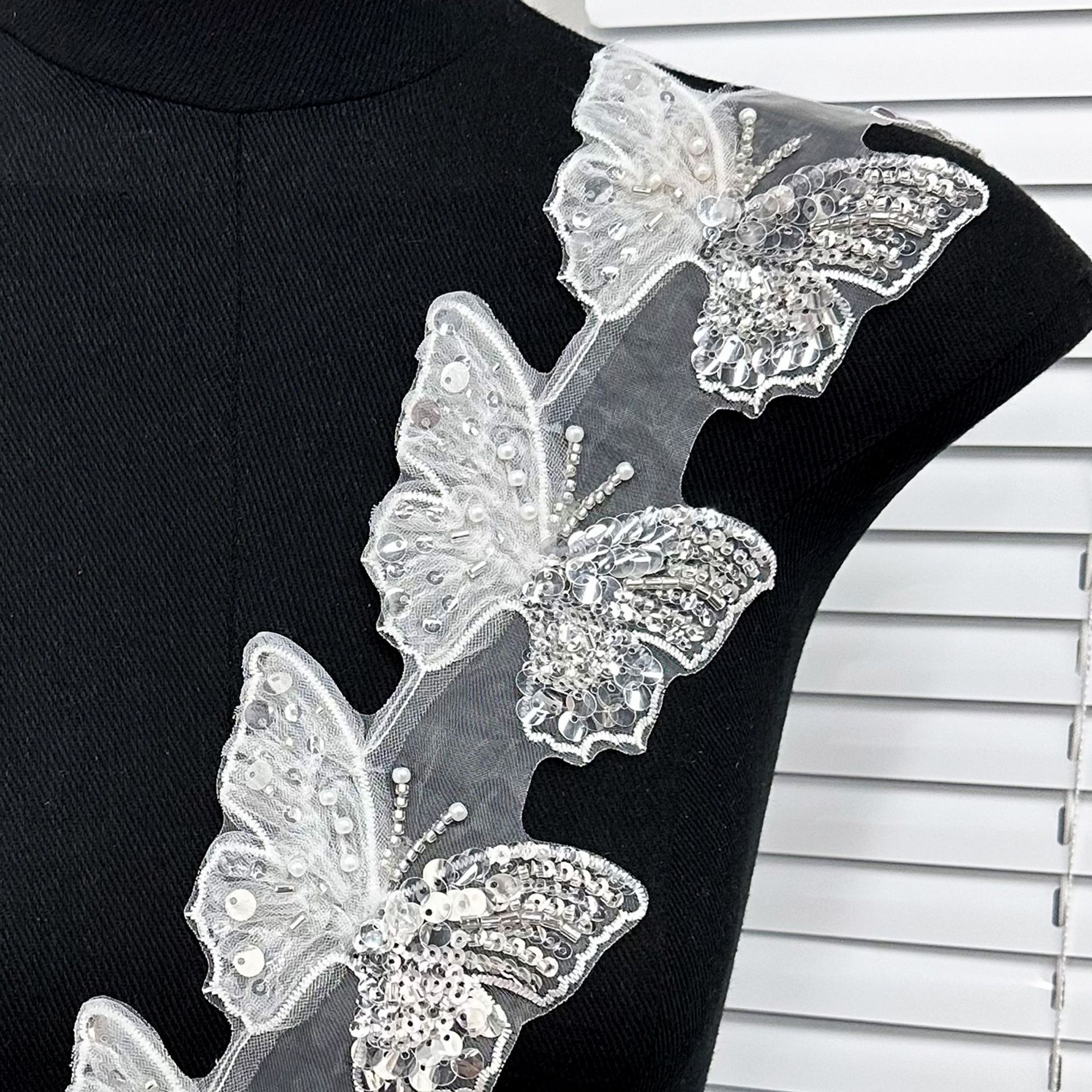 Año Nuevo flores para niñas adornamiento de cabello para niños ropa Han Tang con flores de tela pegada ropa tocado zapatos sombreros materiales decorativos image 9