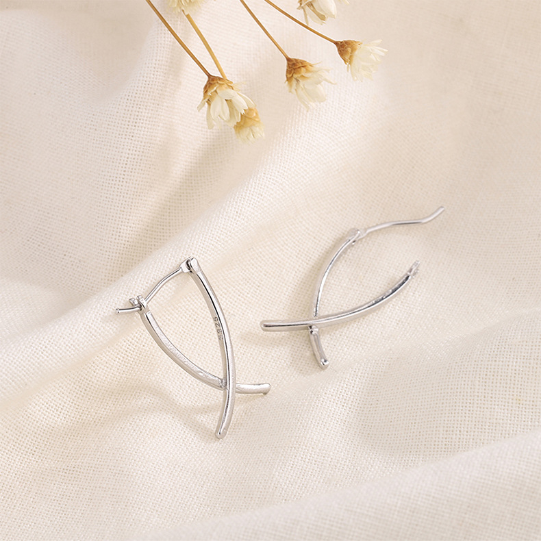 Fashion Geometric Copper Plating Earrings 1 Pair