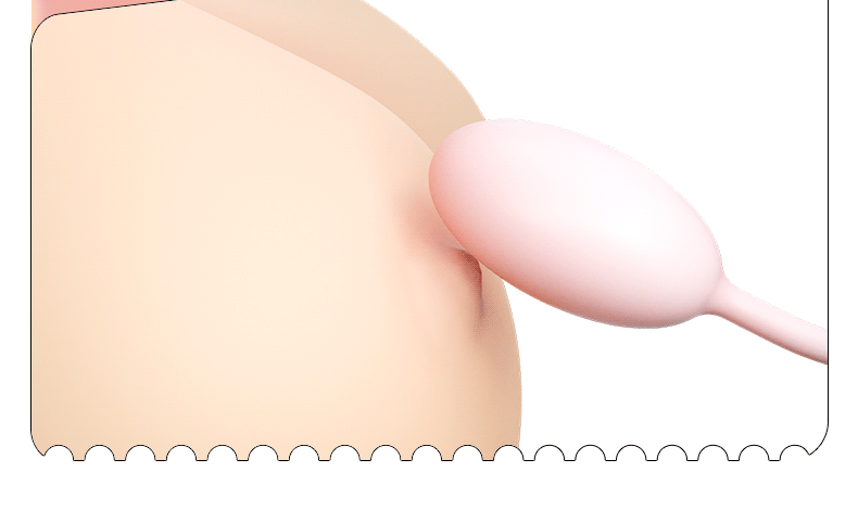 Mimi Rabbit Sucking Vibrating Egg – Silicone Wearable Teasing Device in Pink — detail image 11