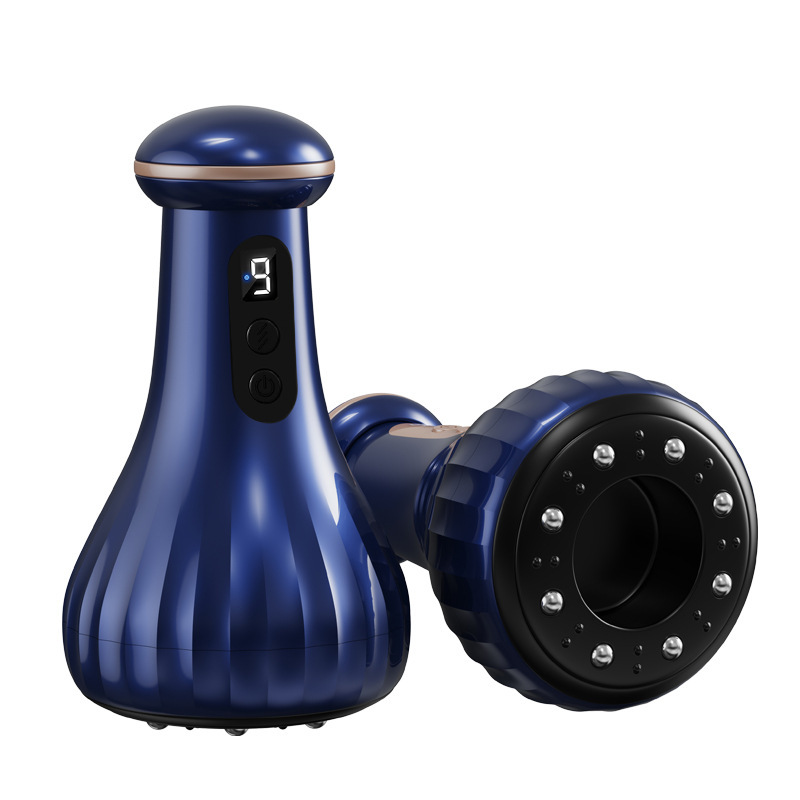 跨境新款无线电动拔罐器家用刮痧仪经络疏通仪全身按摩走罐吸莎仪|undefined