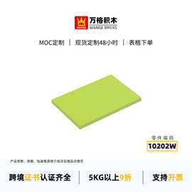 万格diy小颗粒国产积木兼容10202W拼装零散件无孔4*6玩具批发代发