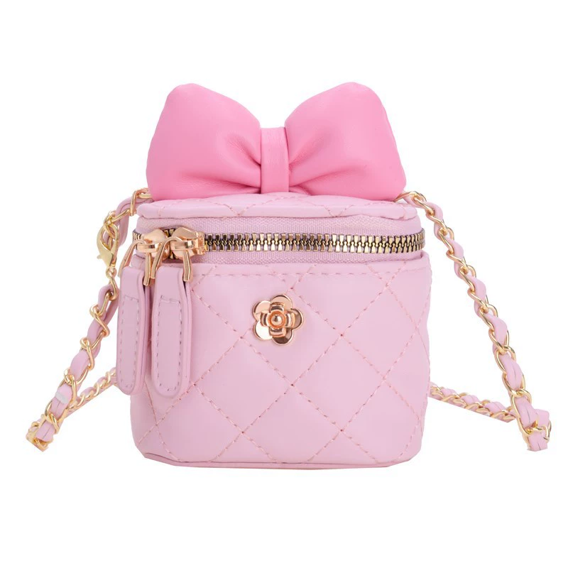 Маленькая сумка с бантиком, цепочка, кошелек, стиль Chanel