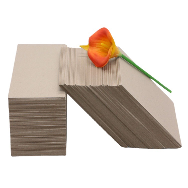 Venta directa de fábrica 2.0mm1200g4k cartón gris para bolsas y cajas de almacenamiento no tejidas