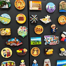 2025新款新疆冰箱贴磁贴水果美食磁性装饰贴特色旅游纪念品吸铁石